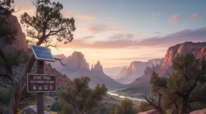 The Most Beautiful National Parks for Eco Travelers Eco-friendly hiker's view of national park.