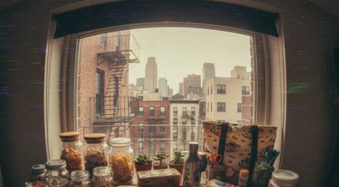 Top 10 Reusable Travel Products That Save You (and the Earth) Eco-friendly travel products on a desk, city view.